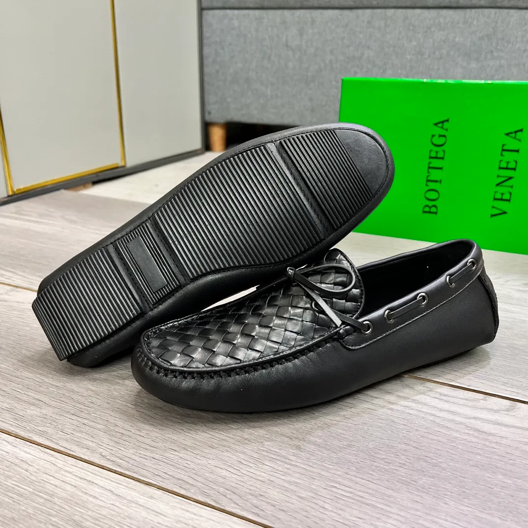 Factory price 420💵BV new men's shoes original replica👉👉High-end men's casual beanie shoes/💞driving shoes! 🔊Upper imported cowhide woven, ☑️Sheepskin lining, one-step design, light and smart ☮☮Suitable for all kinds of travel, exclusive new style, real shot, size 38-44, (45 can be customized)